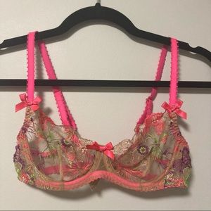 Agent Provocateur multi pink bra 32B